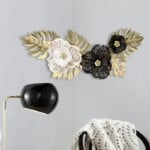 2024 New Nordic Light Luxury Creative Iron Art Wall Hanging New Chinese Wall Decoration Metal Pendants for Home Living Room Hall