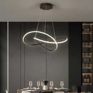 50/60cm Pendant Light, Living Room, Dining Hall, Bedroom, Hotel Pendant Light, Dining Table, Fashionable LED Lighting Fixtures