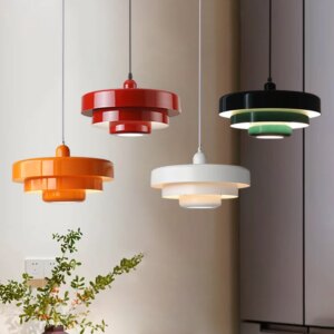 Nordic Pendant Light Medieval Aluminum Ceiling Chandelier for Living Room Bedroom Dining Room Bar Simple Indoor Home Decor Light
