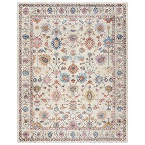 vikama Printed Indoor Boho Area Rug - Non Slip  Super Strong,Printed Rug Home Décor for Entryway, Bedroom, Living Room Decor