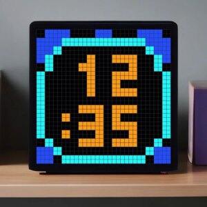 Desktop Clocks Modern Desk Clock Living Room Electronic Digital Intelligent APP Creative Intelligent Student Alarm Clock Gift