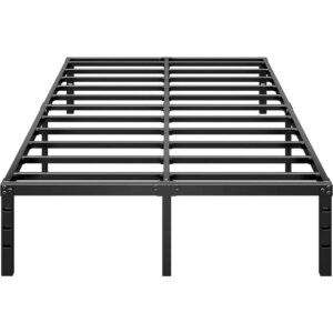 Metal Platform Bed Frame 14 Inch Tall,No Box Spring Needed,Queen Size Bed with Heavy Duty Strong Support Slats,Easy to Assemble
