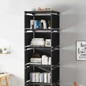 Simple Bookshelf Easy Assembly Bookcase Square Storage Shelf Multi-Layer Book Closet Living Room And Study Bedroom Storage Shelf