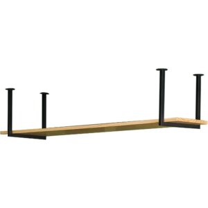 Ceiling Storage Shelf, 1 Layer Wood Ceiling Mount Shelf, Hanging Floating Shelves for wall,