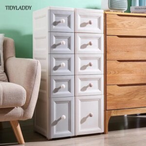 15/18Cm Drawer Gap Storage Cabinet Household Kitchen Organizer Narrow Gap Rack Bathroom Drawer Organizers Cabinet Storage Box