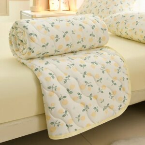New Floral Print Spring Summer Quilt Soft Comfortable Quilted Quilts Single Double Blanket for Bed Comforter Knitted Thin Duvet