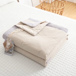 High End Mulberry Silk Summer Quilt Luxury Lightweight Comfortable Thin Comforter Washable Solid Color Bed Blanket/Duvet/Quilts
