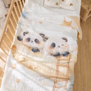 Children's Blanket, Baby Cotton Bath Towel, Super Soft and Warm, Cute Rabbit Gift for Girls, Baby Pure Cotton Cover Blanket