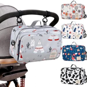 Multifunctional Infant Diaper Nappy Bag Newborn Stroller Mummy Bag Baby Organizer Accessories Cup Holder Travel Bottle Backpacks