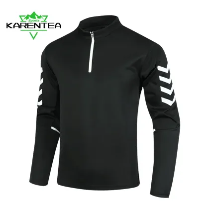 Running Jackets Men Reflective Long Sleeve T-Shirts Sportswear Jogging Outdoor Sport Coat Gym Fitness Autumn Breathable Top Coat