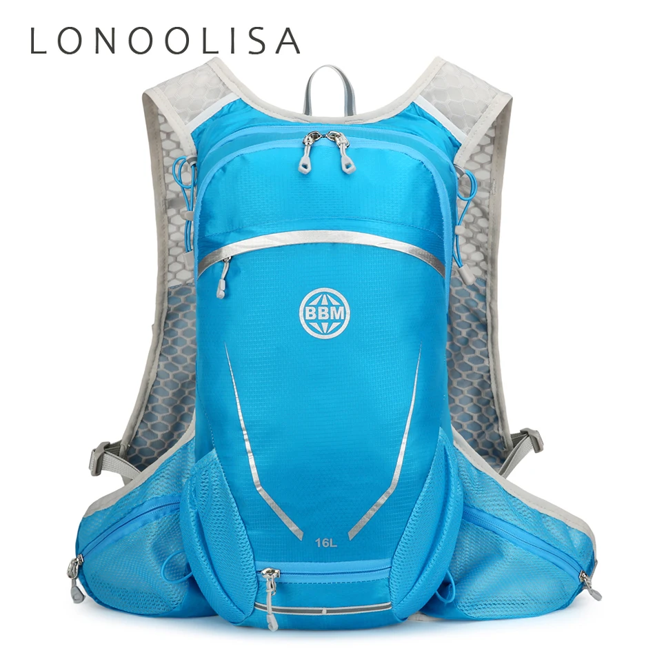 16L Outdoor Sport Cycling Running Mountaineering Bag Hiking Bike Riding Hydration Water Bag Storage Pack UltraLight Run Backpack