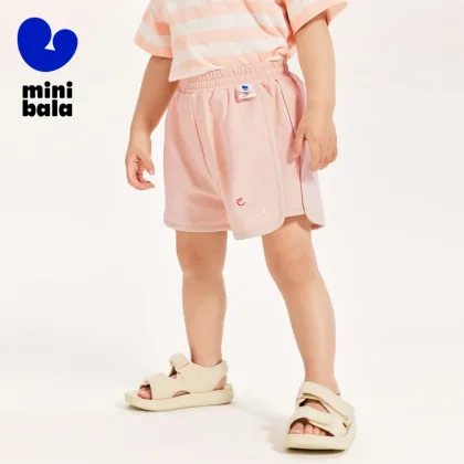 Mini Bala Long Pants Unisex Kids 2024 Summer Cotton Elastic Breathable Pants