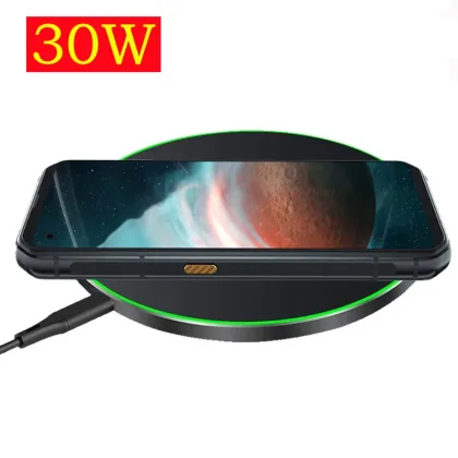 30W Qi Magnetic Wireless Charger For Blackview BV9200 BV9300 Induction Fast Wireless Charging Pad for BLACKVIEW BV7100