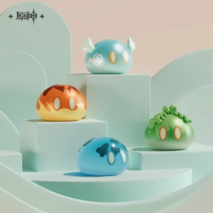 Genshin Impact Blind Box Action Figures Slime Series Lucky Bag Q Version Toys Kawaii Ornament Dolls Decoration Kid Birthday Gift