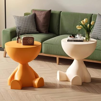 House Luxury Living Room Small Tea Table Creative Small Unit Sofa Edge Table Small Flat Head Decorative Art Corner Table