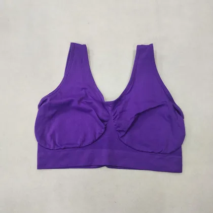 unlined Seamless Bra Vest Women sleep Underwear yoga sports Brassiere Big Size Top no sponge insert pad Bralette