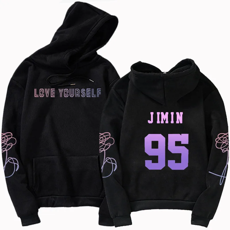 jungkook Unisex hoody kpop jung kook hoodies 97 sweatshirt love yourself KPOP hoody sweatshirt XL for casual harajuku kpop hoody - Image 5