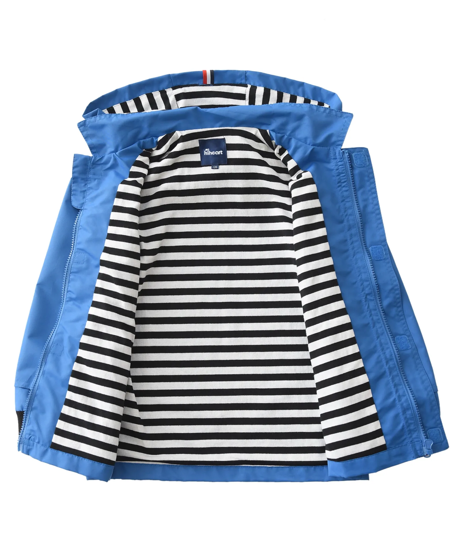 3-9T Kids Boys Girls Jackets Hooded Spring Autumn Outerwar Waterproof Children Rain Jackets Sportswear Cotton Lined Windbreaker - Image 3
