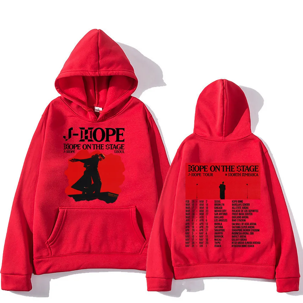 Kpop J-Hope New Hoodies J-Hope Hope on The Stage Tour 2025 Sweatshirts Unisex Casual Clothing Hip Hop Fashion Aesthetic Pullover - Image 4