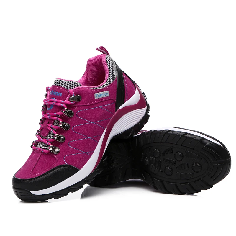 Hot Waterproof Hiking Shoes Women Camping Mountain Shoes Climbing Trekking Sneakers Ladies Non-slip Platform Walking Shoes Women - Image 3