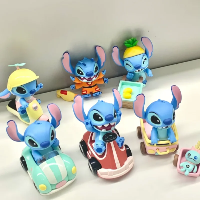 New Anime Character Tour Series Cute Alien Dog Stitch Mysterious Blind Box Cute Handmade Ornament Cycling Diary Birthday Gift - Image 2