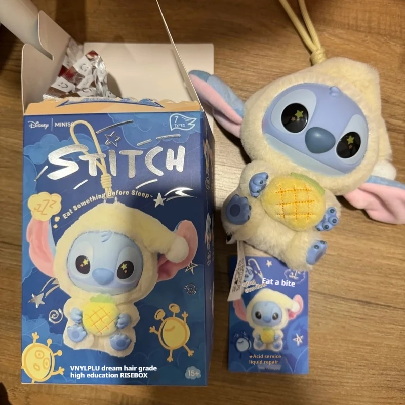 Stitch Eat Something Before Sleep Series Blind Box Plush Vinyl Toys Cute Doll Replica Mystery Box Bag Pendant Decor Gift - Image 3