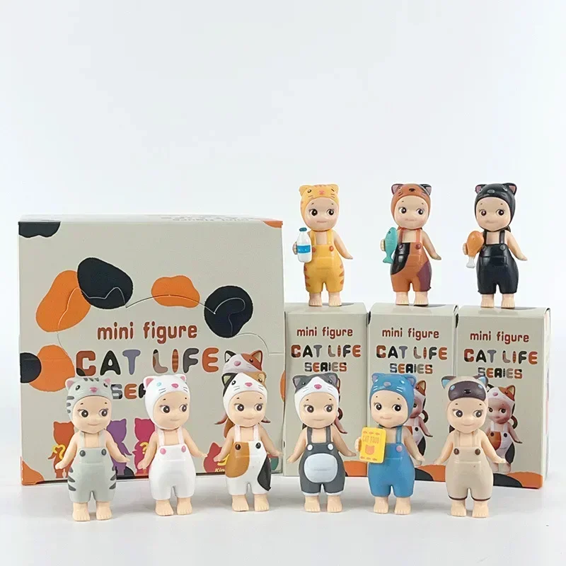 Kawaii Sonnys Angels Cat Blind Box Toys Cats Life Action Figures Model Doll Toys Collect Ornaments Kids Gifts - Image 2