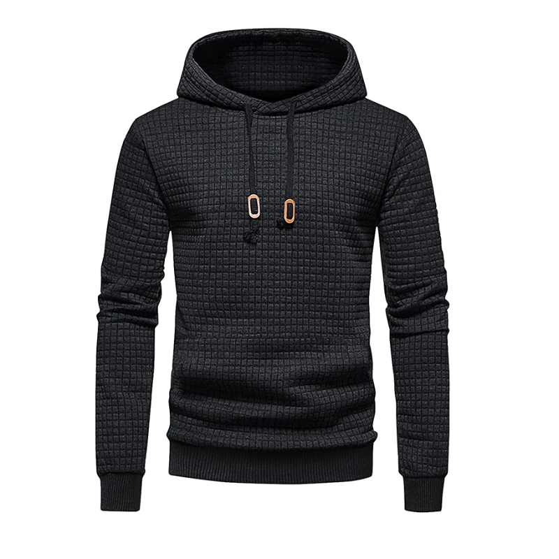 New men's hooded pullover fall casual Slim long-sleeved warm men's sweater knit sweater loose tops outdoor sports men's clothing - Image 4