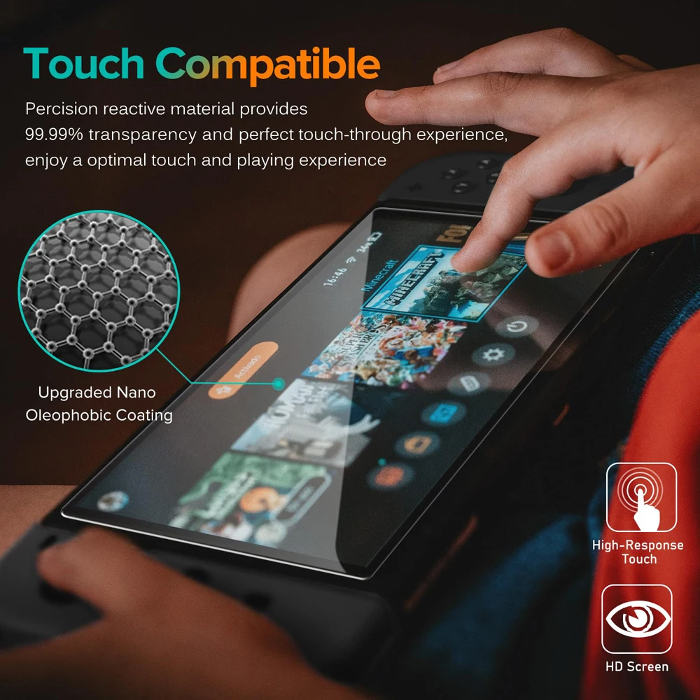 Tempered Glass Protector For Nintendo Switch 2 2025 Accessories Screen Protector For Nintendo Switch 2 With Joystick Cap - Image 3