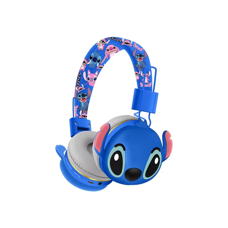 Stitch Disney Bluetooth Headphones AH-906 Wireless Earbuds HIFI Sound Foldable Headsets with Mic Kids Gifts Anime Cartoon - Image 5