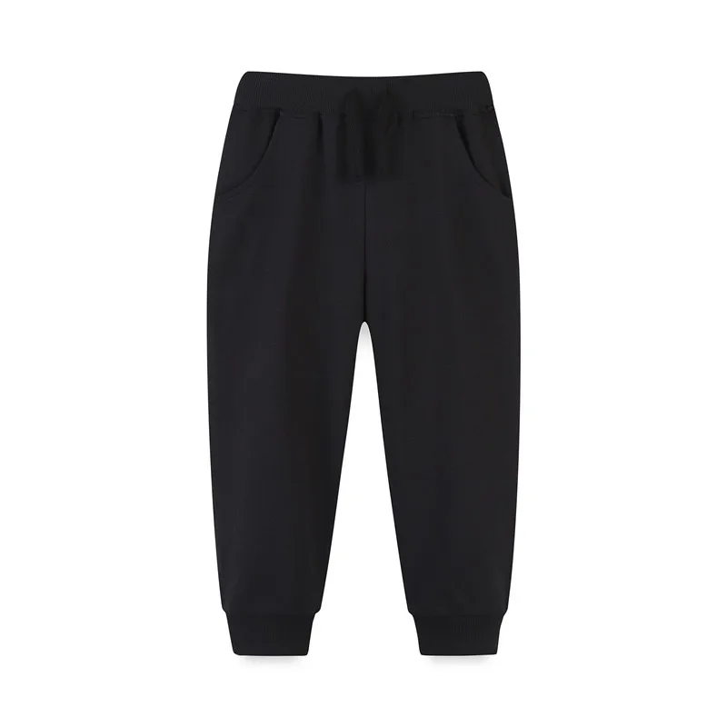 Jumping Meters 2-7T Fashion Solid Boys Girls Trouser Hot Selling Boys Girl Summer Toddler Clothes Drawstring Kids Sweatpants - Image 2