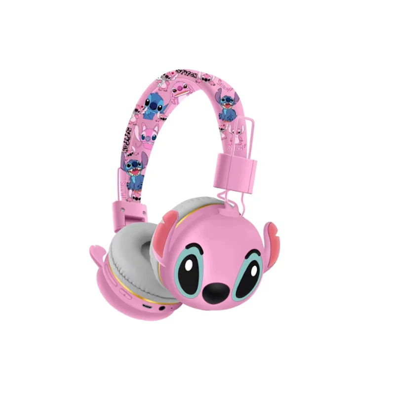 Stitch Disney Bluetooth Headphones AH-906 Wireless Earbuds HIFI Sound Foldable Headsets with Mic Kids Gifts Anime Cartoon - Image 4
