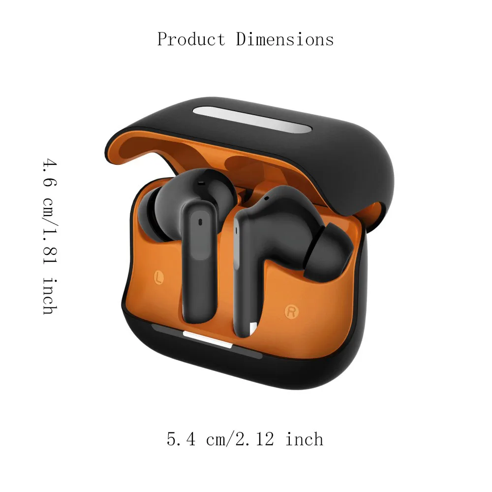 Wireless Bluetooth 5.3 Headset With ANC Active Noise Cancellation Sports Headset Built-In Microphone Earbuds For Android/IOS - Image 3