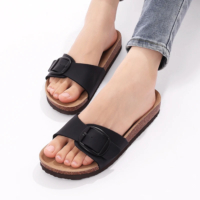 Smile Fashion Sandals For Women Flat Sandals Outdoor Beach Shoes Casual Vacation Nonslip Slippers Walking Cushion Women Sandals - Image 6