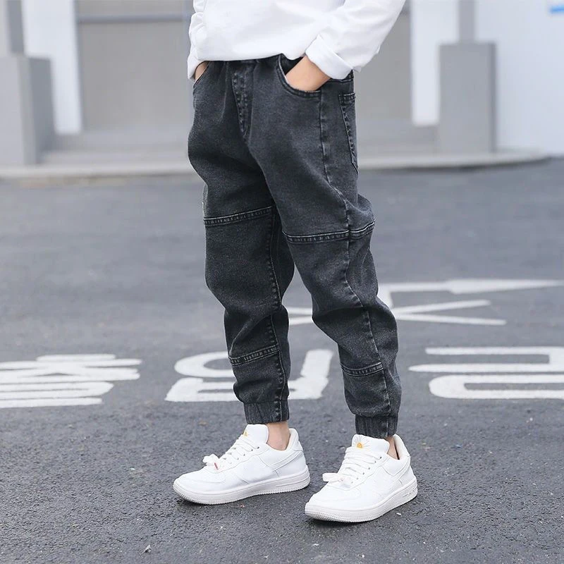 IENENS Kids Boys Jeans Baby Clothes Classic Pants Children Denim Clothing Infant Boy Casual Bowboy Bottoms Trousers 4-11 Years - Image 3