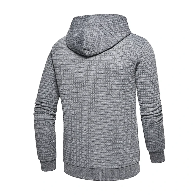 New men's hooded pullover fall casual Slim long-sleeved warm men's sweater knit sweater loose tops outdoor sports men's clothing - Image 3