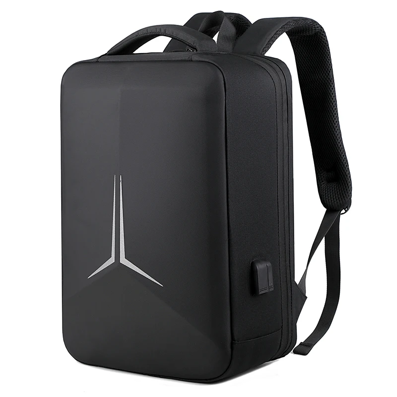 Mens LBackpack Waterproof Anti theft with USB Port Stylish Design Large Capacity Comfortable Straps Ideal for Work and Travel - Image 6