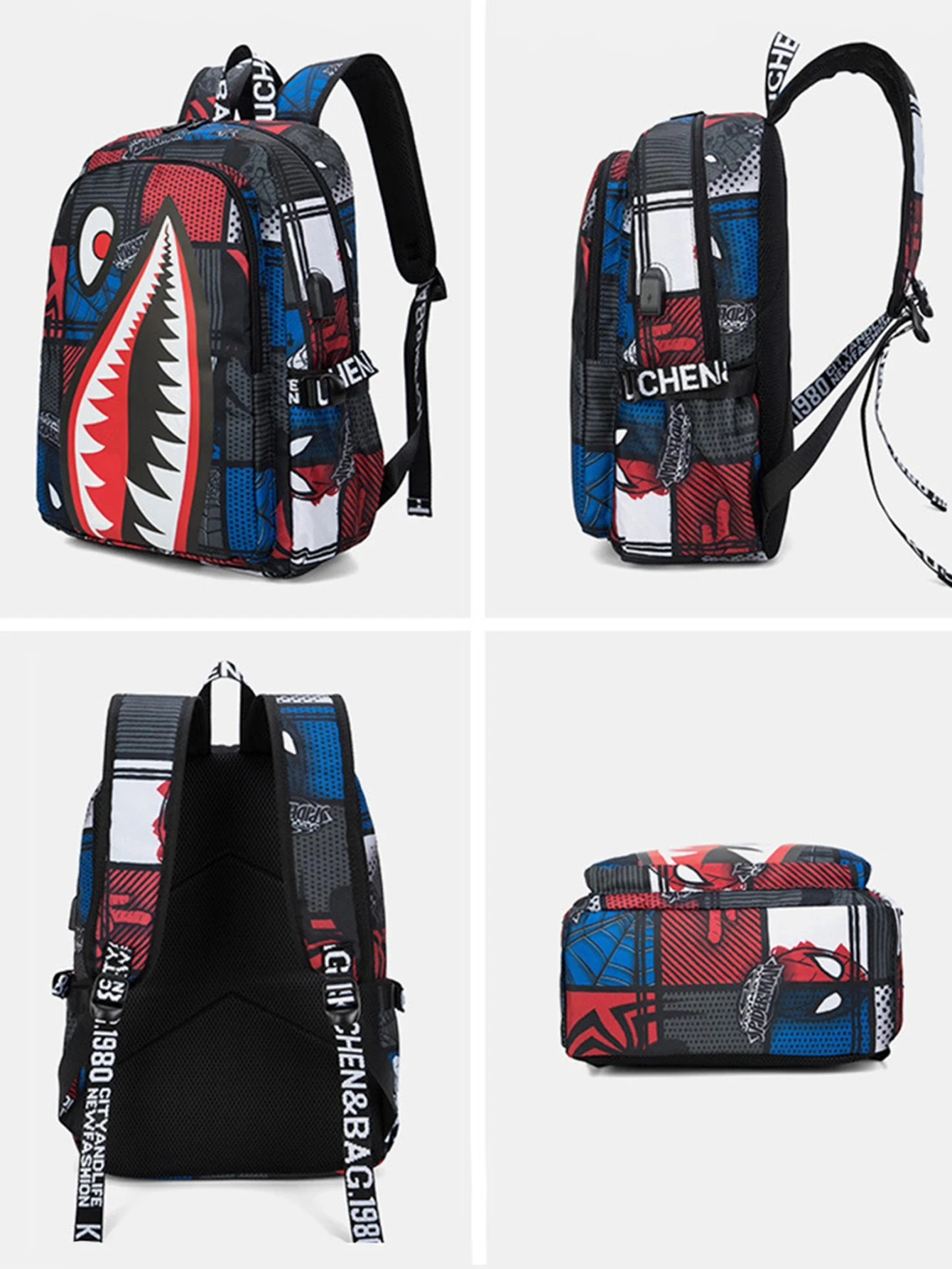Anti-theft Backpack Men Waterproof Rucksack Backpacks for Women of Fabric Casual Travel Backpack Senior School Student Schoolbag - Image 6