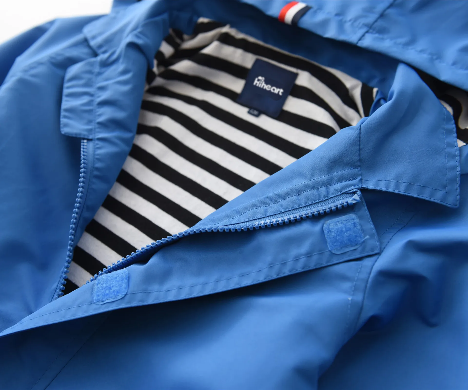 3-9T Kids Boys Girls Jackets Hooded Spring Autumn Outerwar Waterproof Children Rain Jackets Sportswear Cotton Lined Windbreaker - Image 6