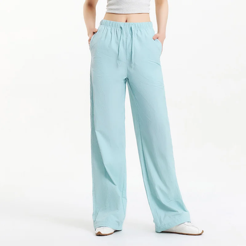 Semir Casual Pants Women Moisture Wicking Relaxed Fit Wide Leg 2025 New Summer Cool Feeling Sun Protection Long Pants - Image 4