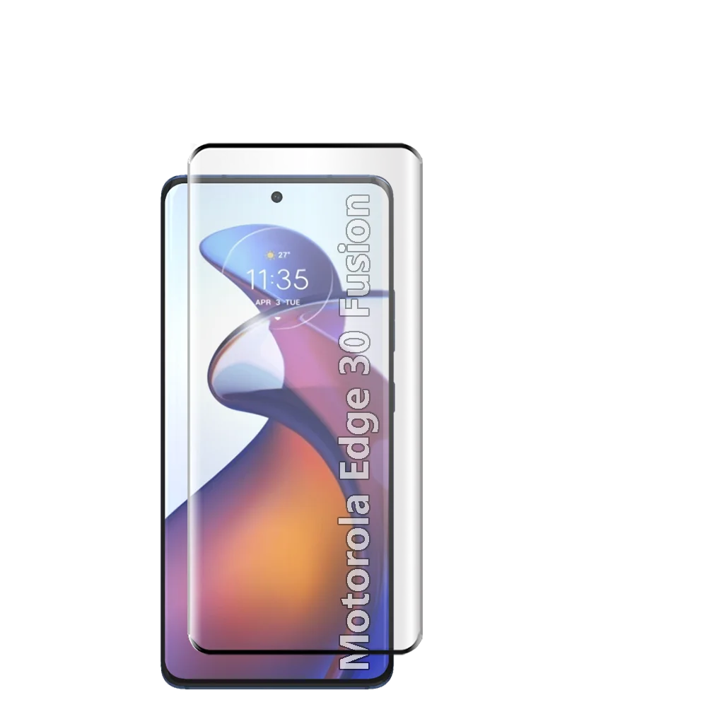 3Pcs 3D Tempered Glass For Motorola Edge 30 Fusion Screen Protector Full Cover Film For Moto Edge30 Fusion Glass - Image 2