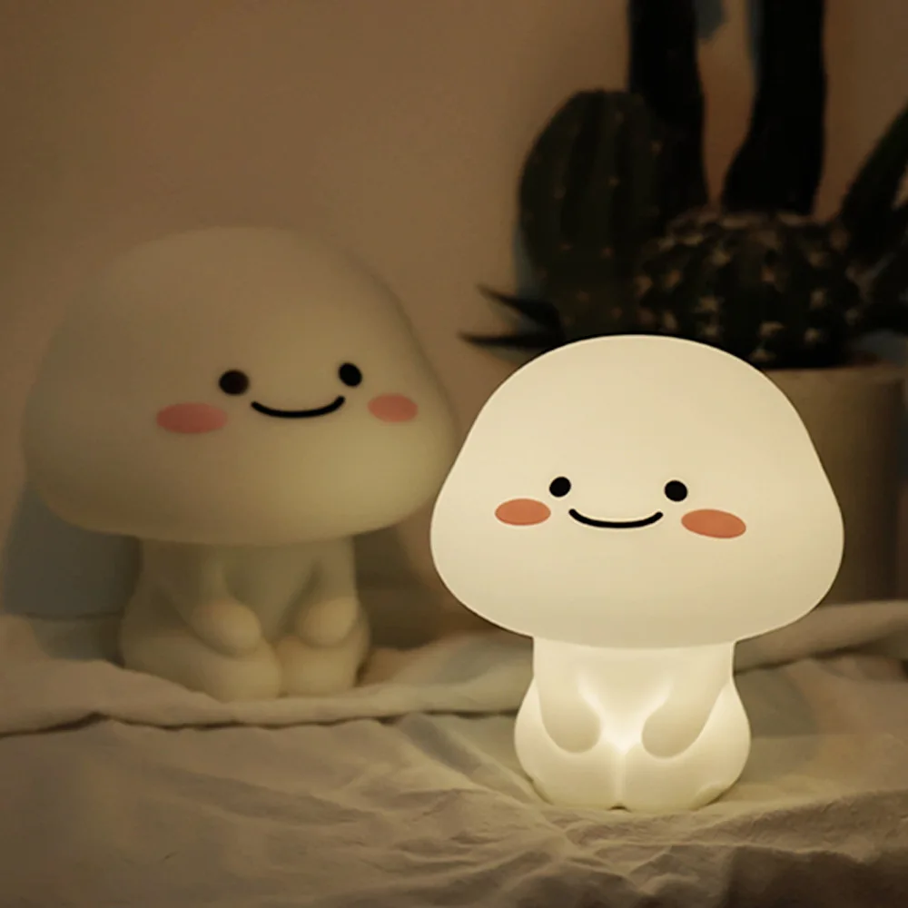 Cute Baby Night Light Dimmable Usb Charging Bedroom Bedside Nightlight Skin-friendly Eye Care Kid Lamp Gift Childen Kawaii Home - Image 3