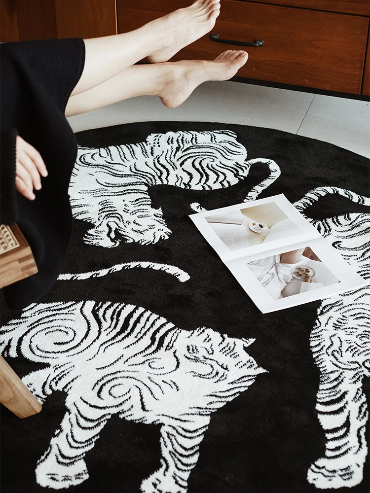 Minimalist Oriental Tiger Carpet Large Area Living Room Decorative Carpets Comfortable Soft Bedroom Rug Balcony Rugs Alfombra IG - Image 4