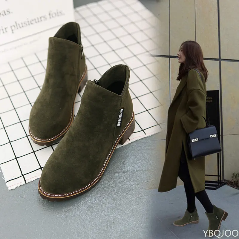 Shoes Women Fashion Thick Sole Ankle Boots Comfortable Plus Size Snow Boots for Women Female Platform Boots Botas De Mujer 2023 - Image 3