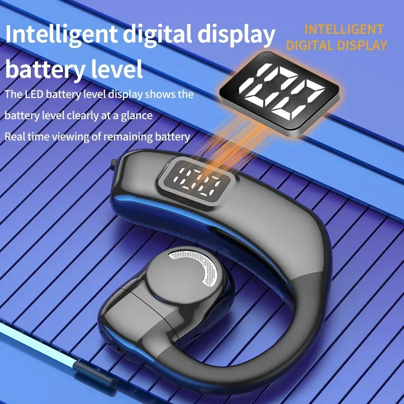 EARDECO Wireless Headphones Bluetooth Earphone with Microphon ENC Noise Cancelling Handsfree Headset Busines Auriculares Driving - Image 3