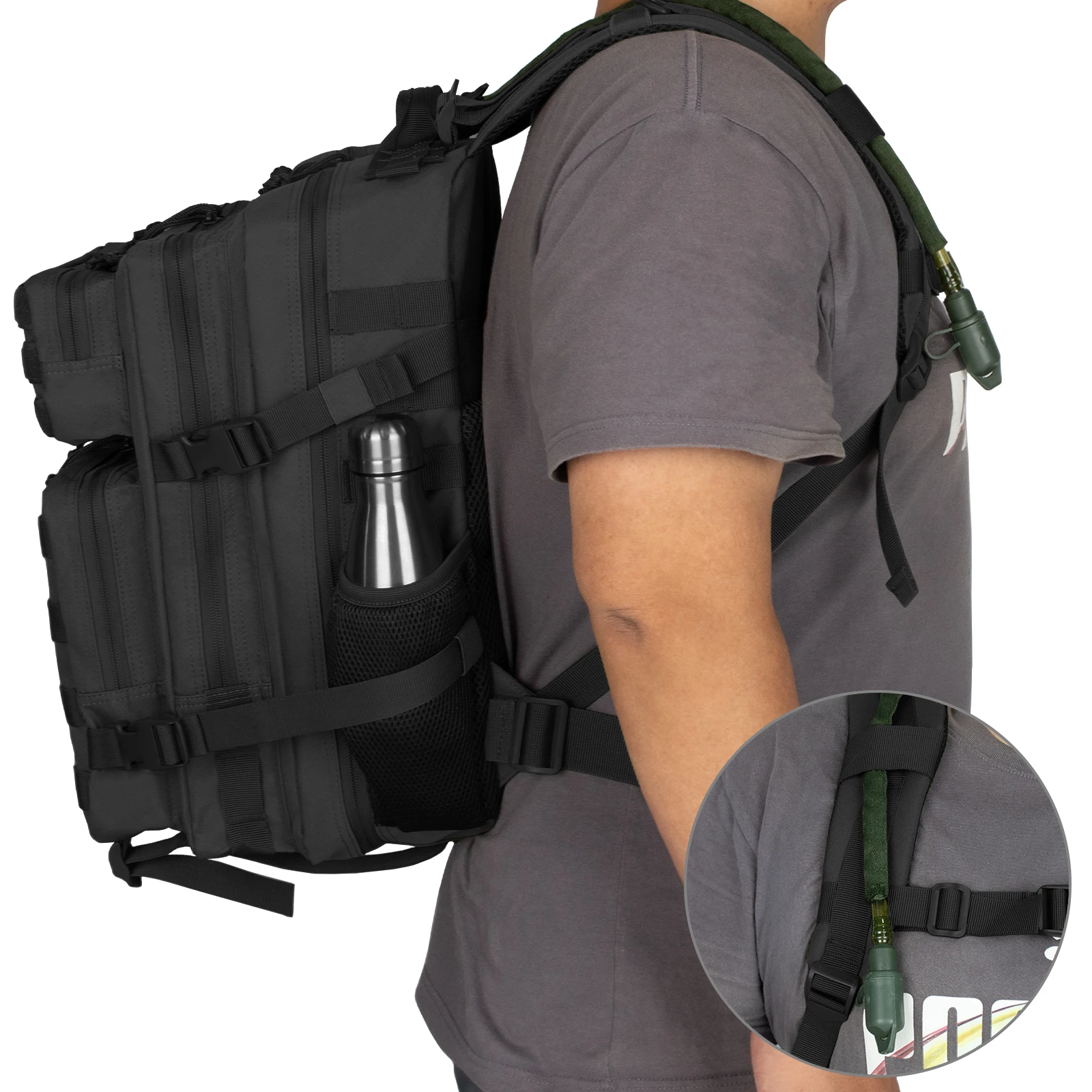 35l Tactical BackPack for Men Highland Assault Big Army Pack 3 Day molle bug out back with Water Cut back outdoor camping hiking - Image 4
