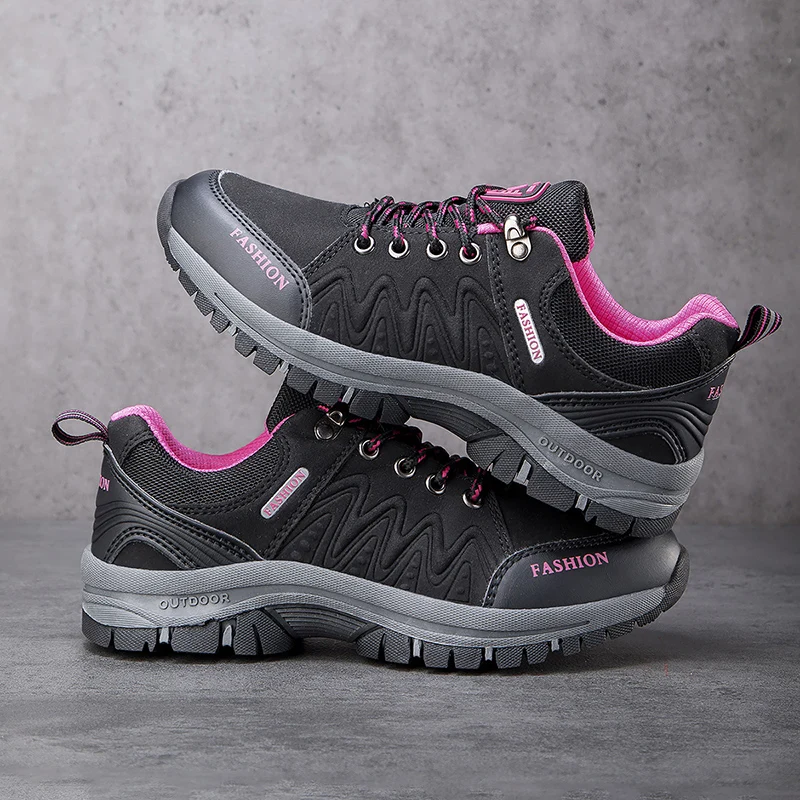Outdoor Women's Mountaineering Shoes New Anti Slip Walking Shoes Simple and Comfortable Sports Wholesale Tourism Running Shoes - Image 2