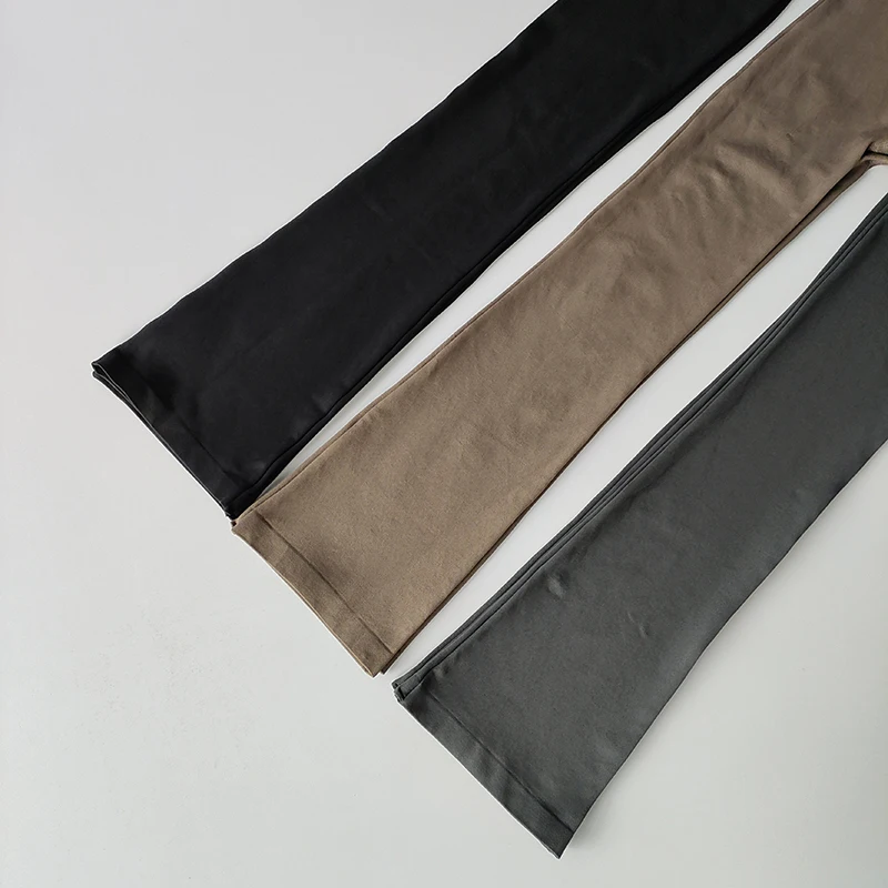 High Waisted Compression Without Awkward Lines Micro Flared Yoga Outdoor Wear Seamless Elastic Fitness Pants Lifting Leggings - Image 4