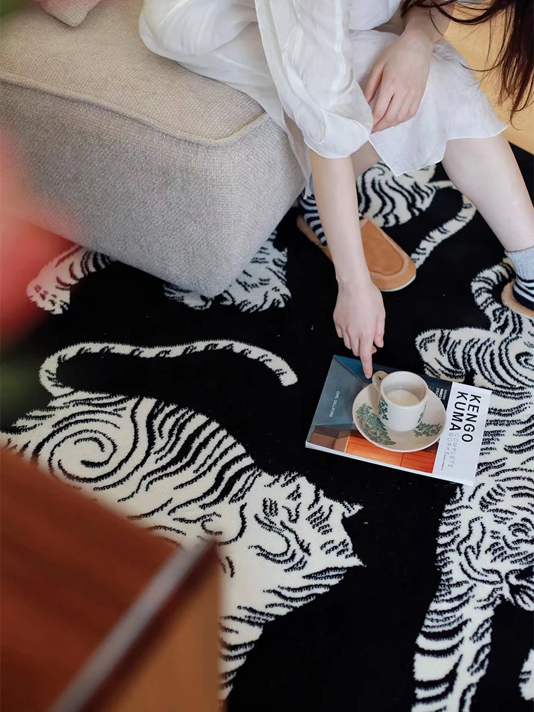 Minimalist Oriental Tiger Carpet Large Area Living Room Decorative Carpets Comfortable Soft Bedroom Rug Balcony Rugs Alfombra IG - Image 5