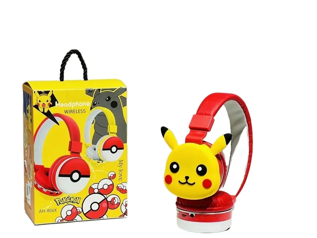 Pocket Monster Pikachu Bluetooth Earphones Wireless Earphones Anime Cartoon High Quality Earphones with Microphone Gift - Image 5